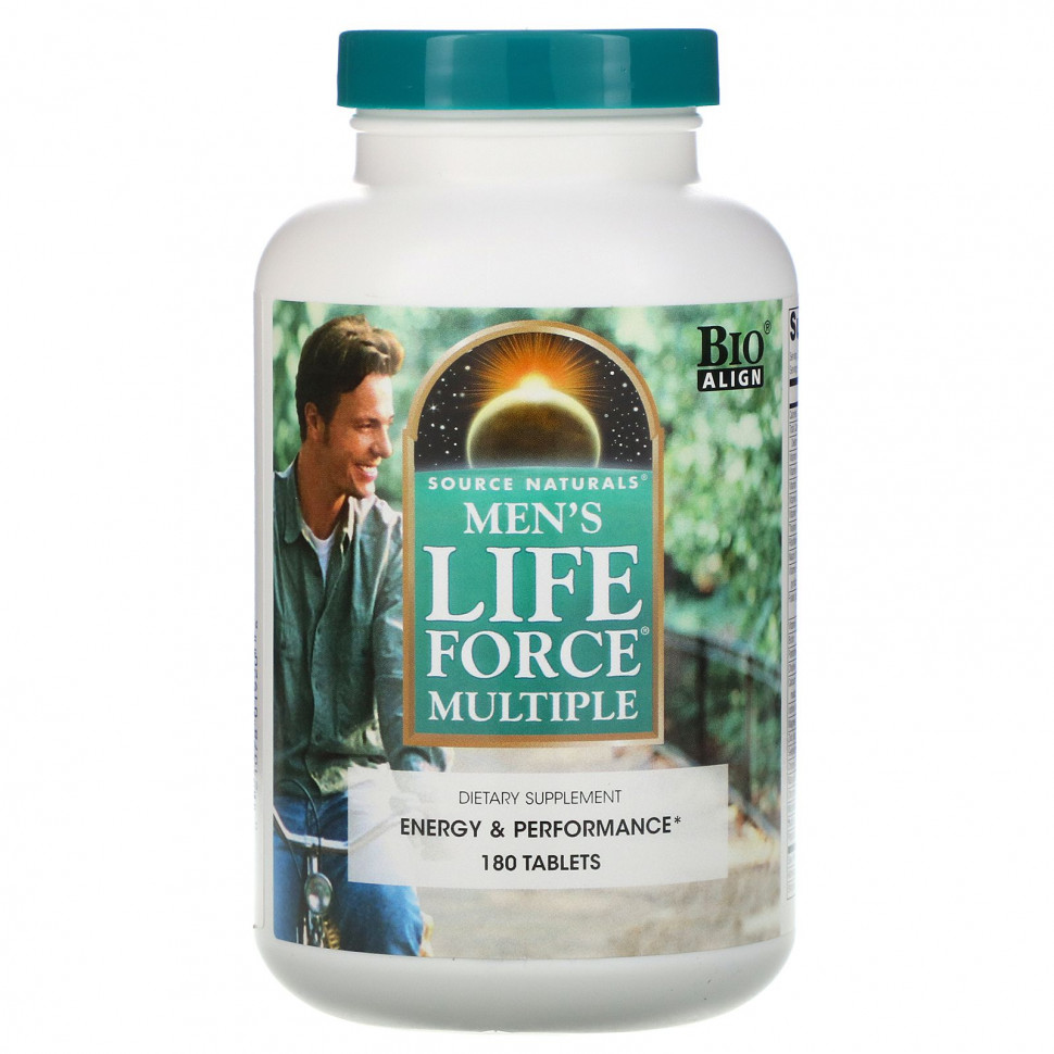 Source Naturals, Men's Life Force Multiple, 180     , -, 