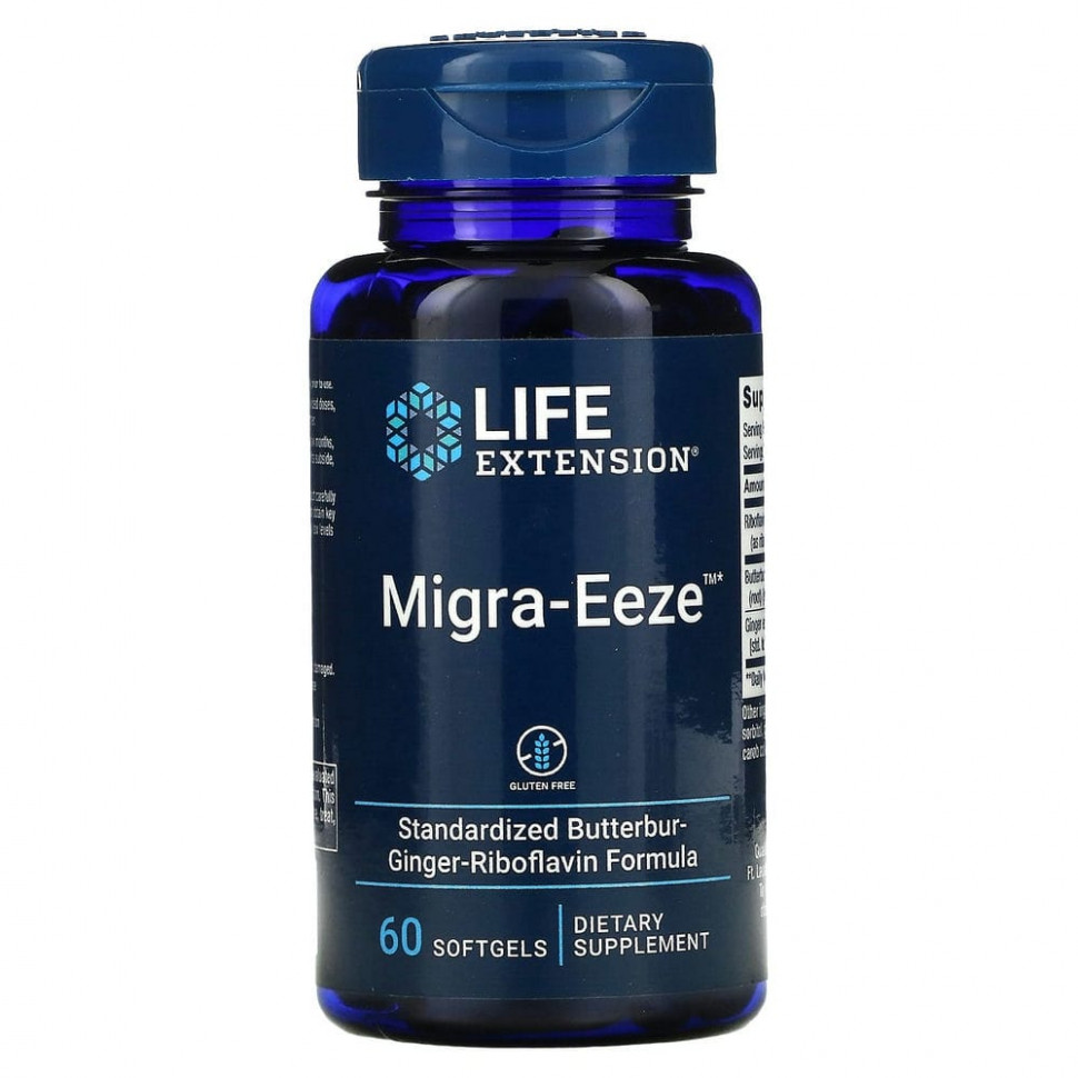 ���������� Life Extension, Migra-Eeze, 60 ������ ��������  Iherb (������)