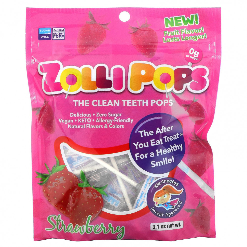 Zollipops, The Clean Teeth Pops, ZolliPops,    , 15 ., 88  (3,1 )    , -, 