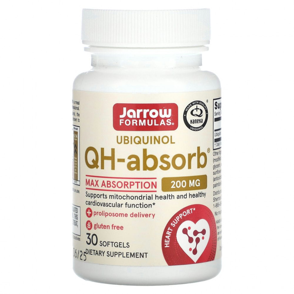 Jarrow Formulas,  QH-Absorb, 200 , 30      , -, 