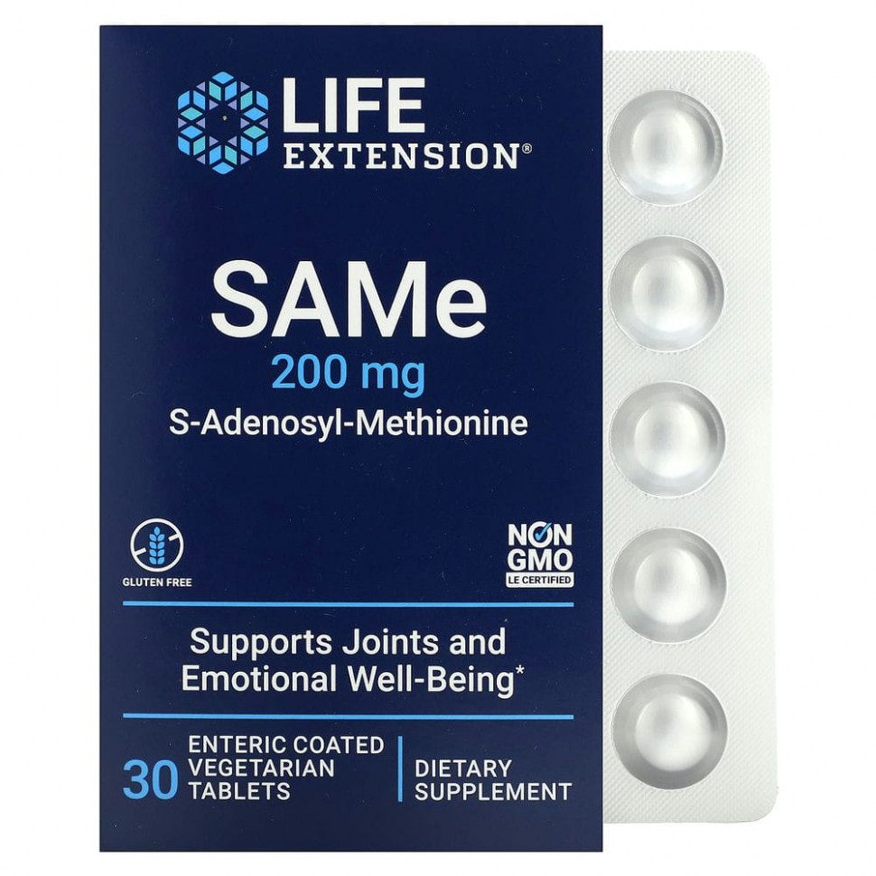 Life Extension, SAMe, S--, 200 , 30 ,       , -, 