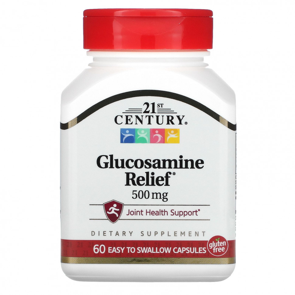 21st Century, Glucosamine Relief, 500 , 60 ,       , -, 