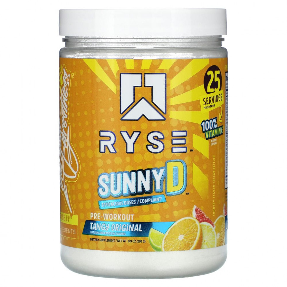 Ryse Supps, Pre-Workout, Sunny D,  , 280  (9,9 )    , -, 