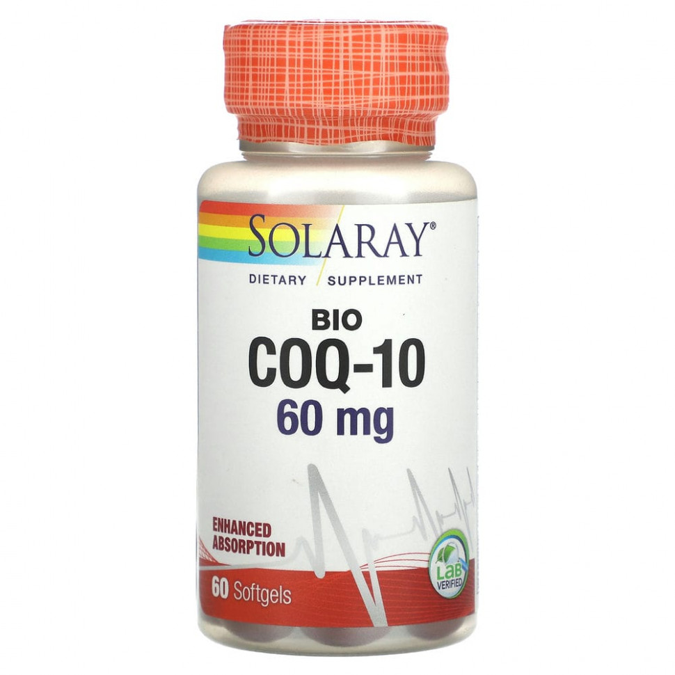 Solaray, Bio CoQ-10, 60 , 60      , -, 