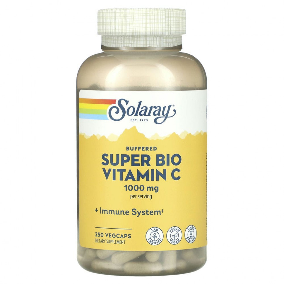 Solaray, Super Bio Vitamin C,  C  , 250      , -, 