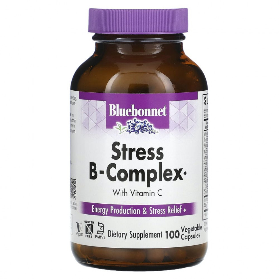 Bluebonnet Nutrition, Stress B-Complex, 100      , -, 