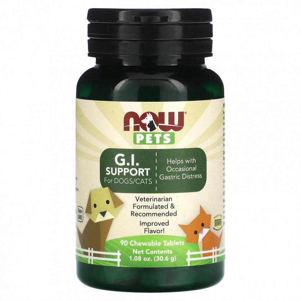  NOW Foods, Pets,  - ,    , 90  , 30,6  (1,08 )  Iherb ()