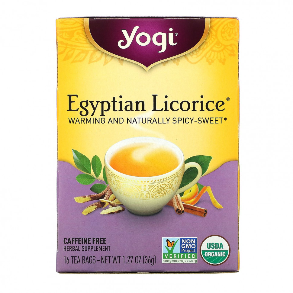 Yogi Tea, Egyptian Licorice ( ),  , 16  , 36  (1,27 )    , -, 