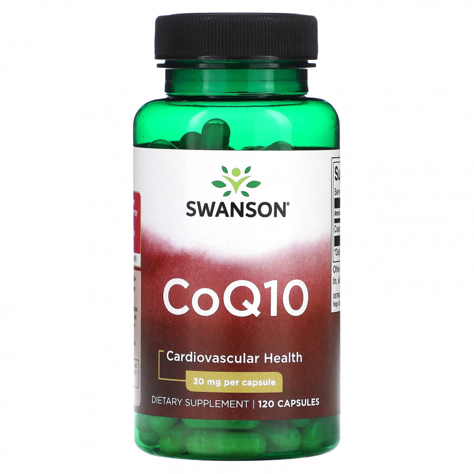 Swanson, CoQ10, 30 , 120     , -, 