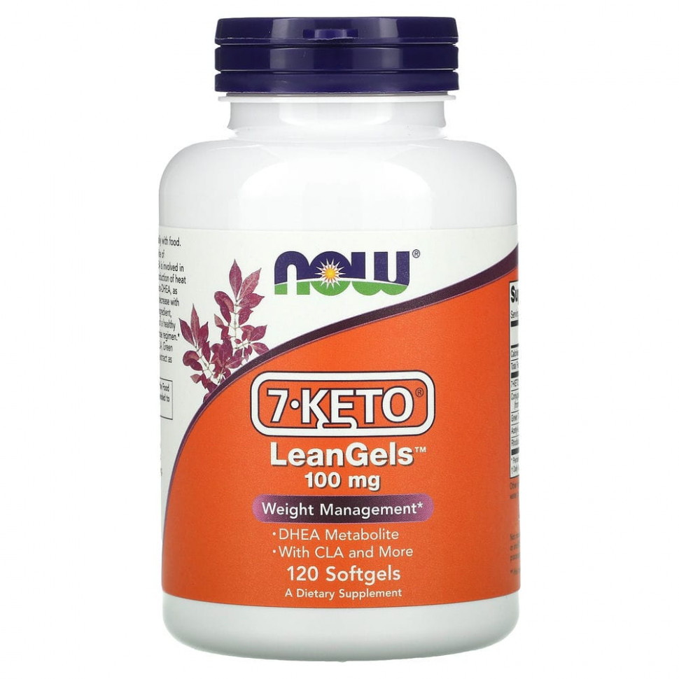 NOW Foods, 7-Keto LeanGels, 100 , 120       , -, 