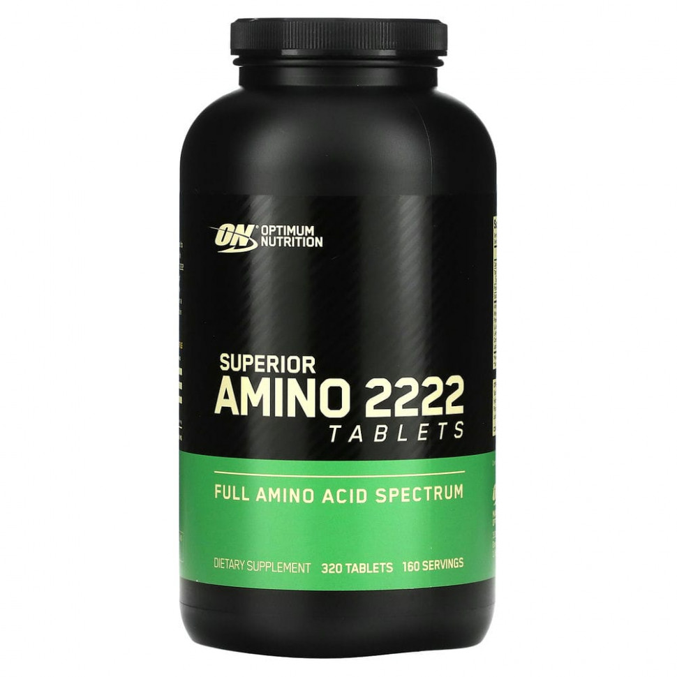 Optimum Nutrition, Superior Amino 2222 Tabs, 320     , -, 