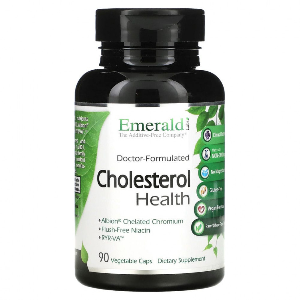 Emerald Laboratories, Cholesterol Health, 90        , -, 