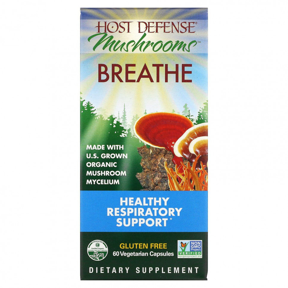 Fungi Perfecti, Host Defense, Breathe,      , 60      , -, 