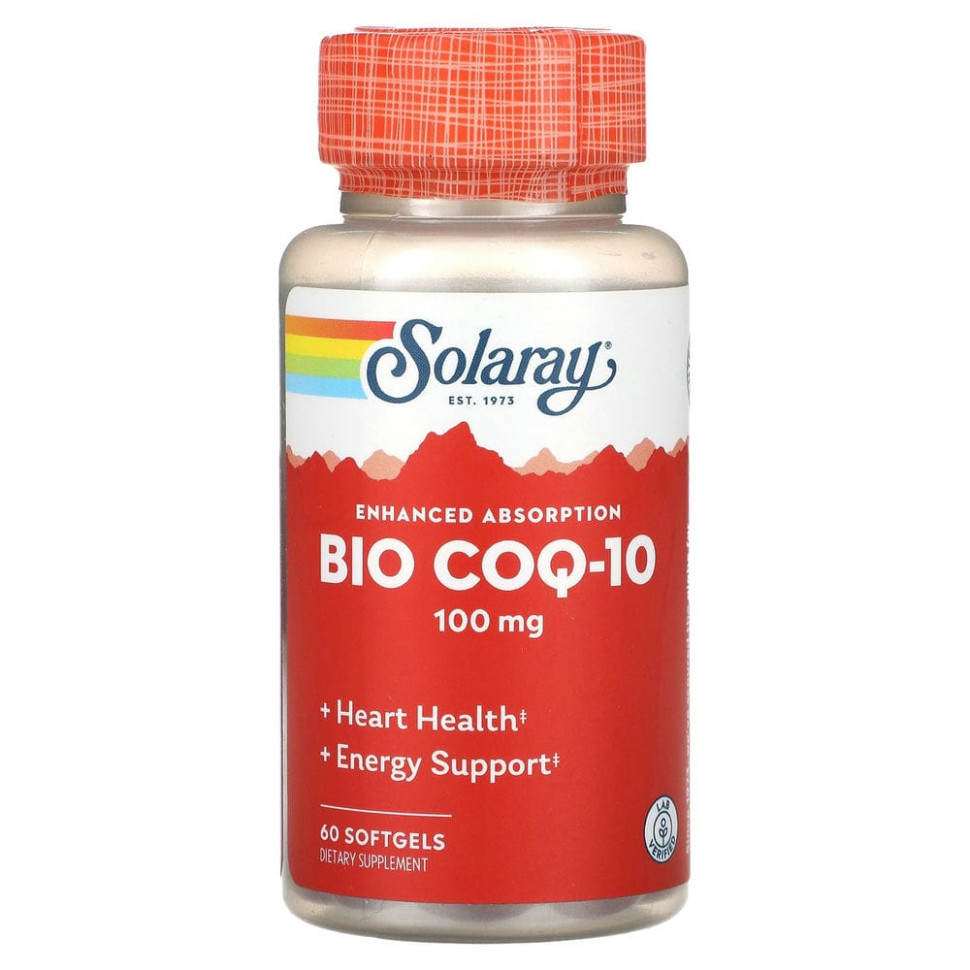 Solaray, Bio COQ-10,  , 100 , 60      , -, 