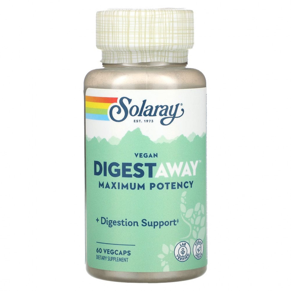 Solaray, Vegan Digestaway,  , 60      , -, 