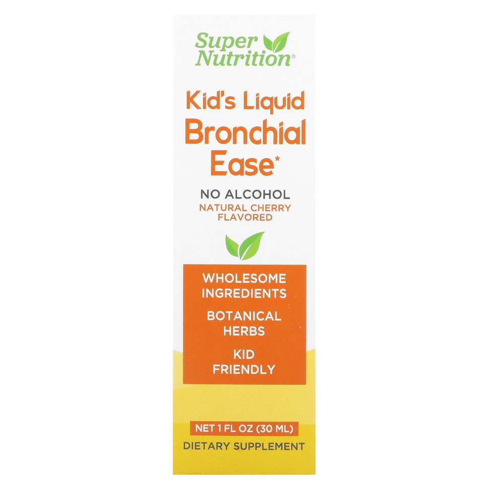 Super Nutrition, Kid's Liquid Bronchial Ease,  , , 30  (1 . )    , -, 