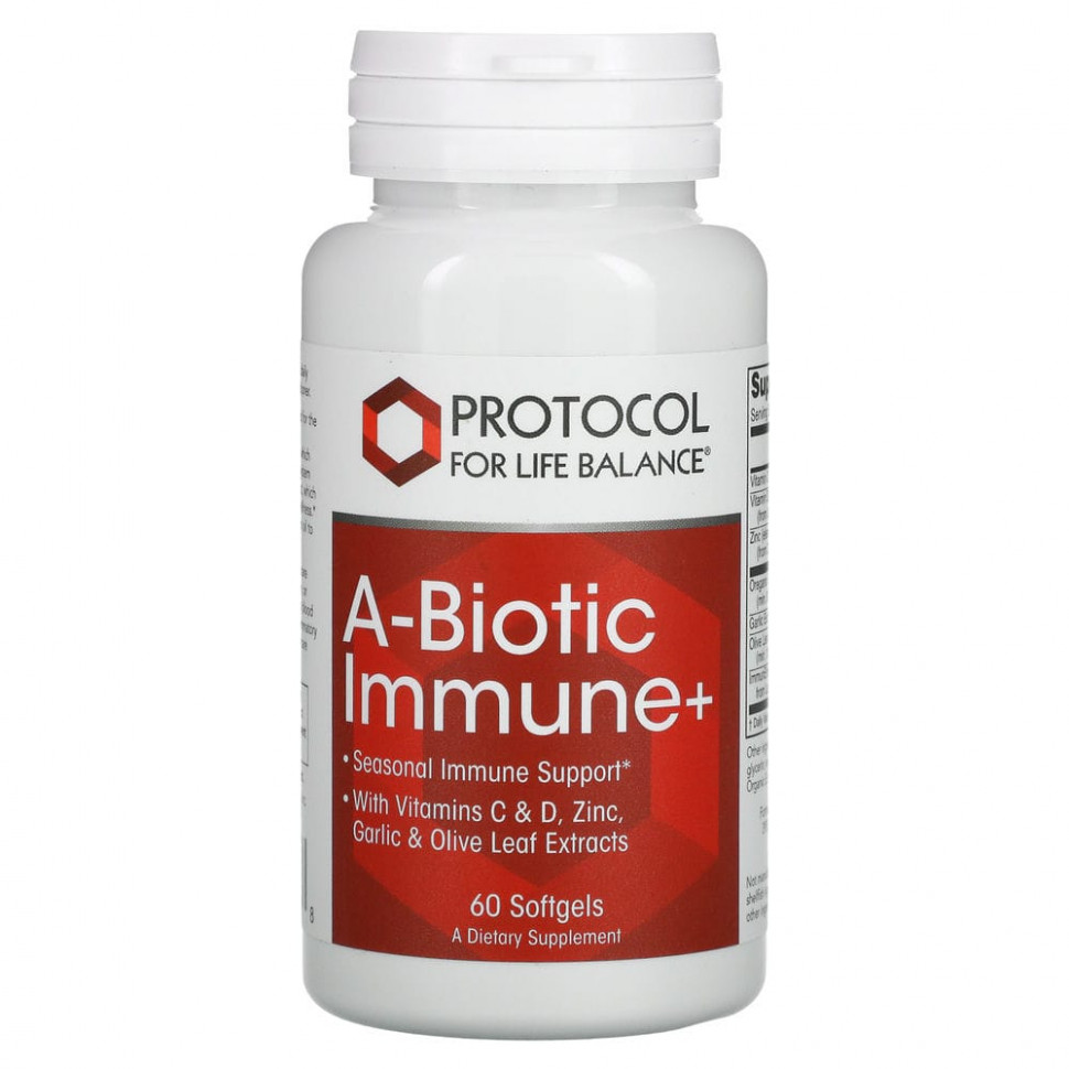 Protocol for Life Balance, A-Biotic Immune +, 60      , -, 