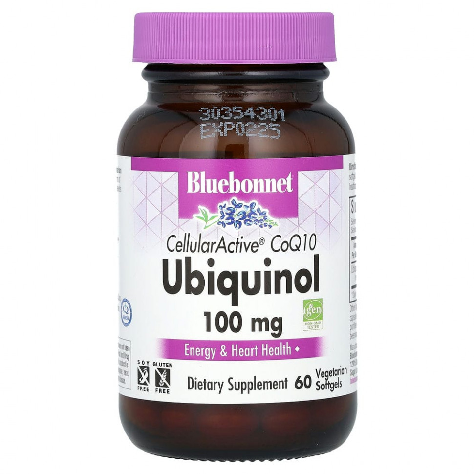 Bluebonnet Nutrition, CellularActive CoQ10, Ubiquinol, 100 , 60      , -, 