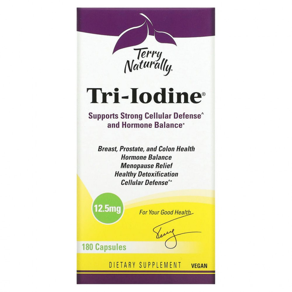 Terry Naturally, Tri-Iodine, 12,5 , 180     , -, 