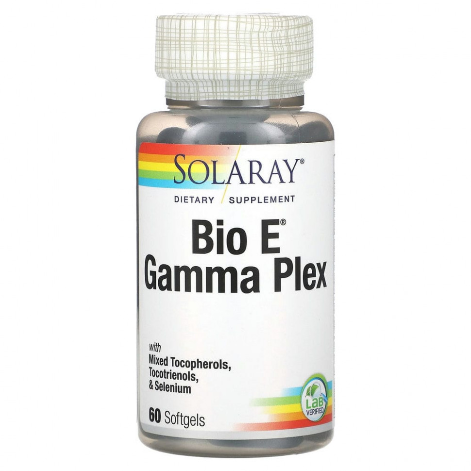 Solaray, Bio E Gamma Plex, 60      , -, 