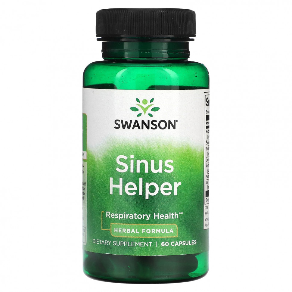 Swanson, Sinus Helper, 60     , -, 