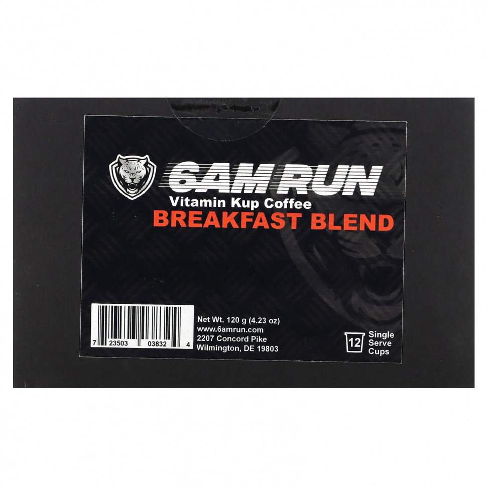 6AM Run, Vitamin Kup Coffee,   ,  , 12  , 120  (4,23 )    , -, 