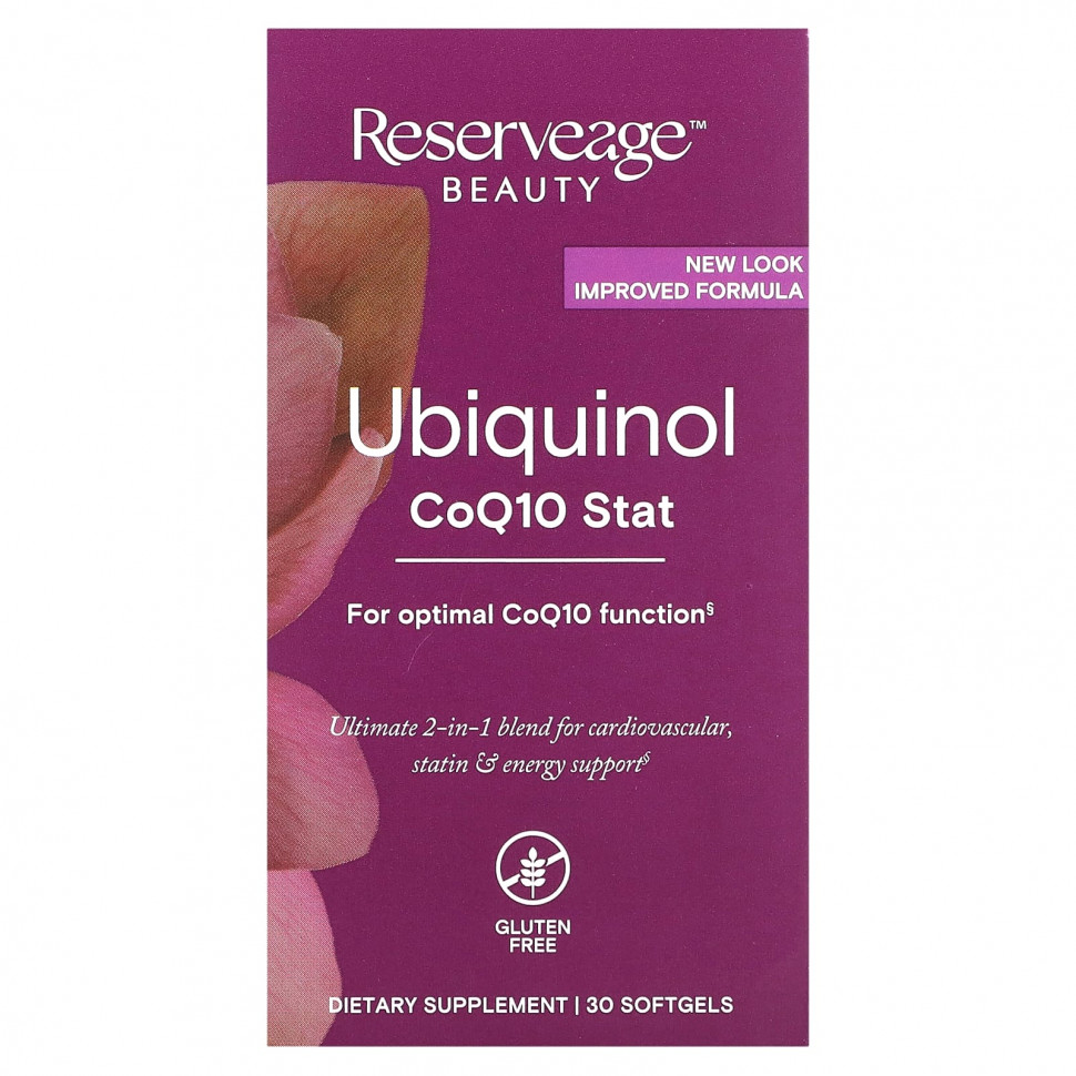 Reserveage Nutrition, , Coq10 stat, 30      , -, 