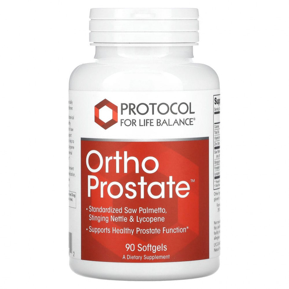 Protocol for Life Balance, Ortho Prostate, 90      , -, 