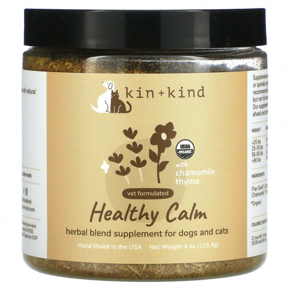  Kin+Kind, Healthy Calm,      ,    , 113,4  (4 )  Iherb ()