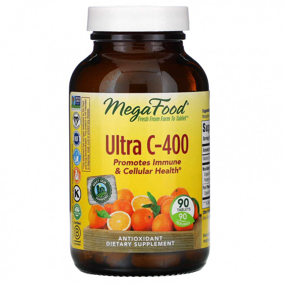 MegaFood, Ultra C-400, 90     , -, 