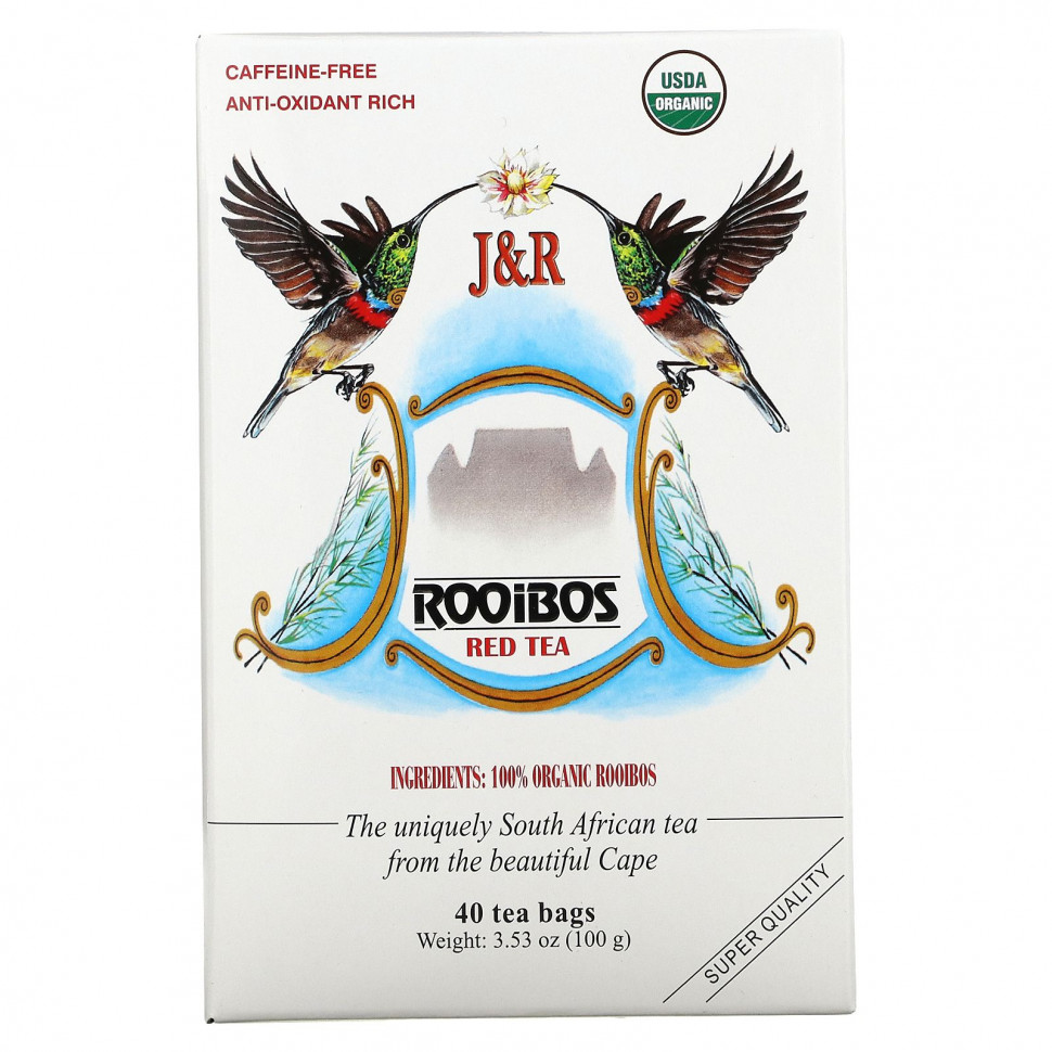 J&R Port Trading Co., Pure Rooibos Red Tea (   ),  , 40  , 100  (3,53 )    , -, 