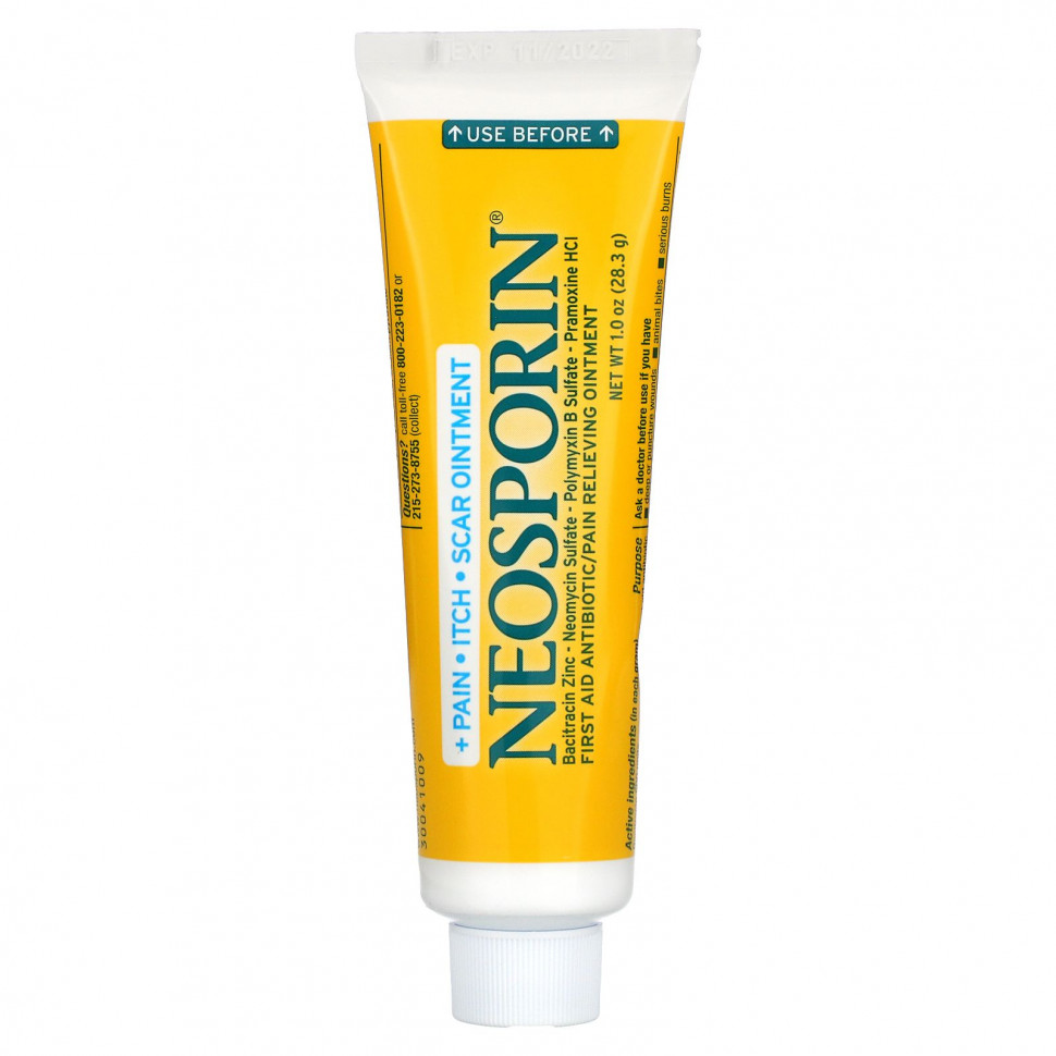 Neosporin, Multi-Action, Pain Itch Scar Ointment, 1.0 oz (28.3 g)    , -, 