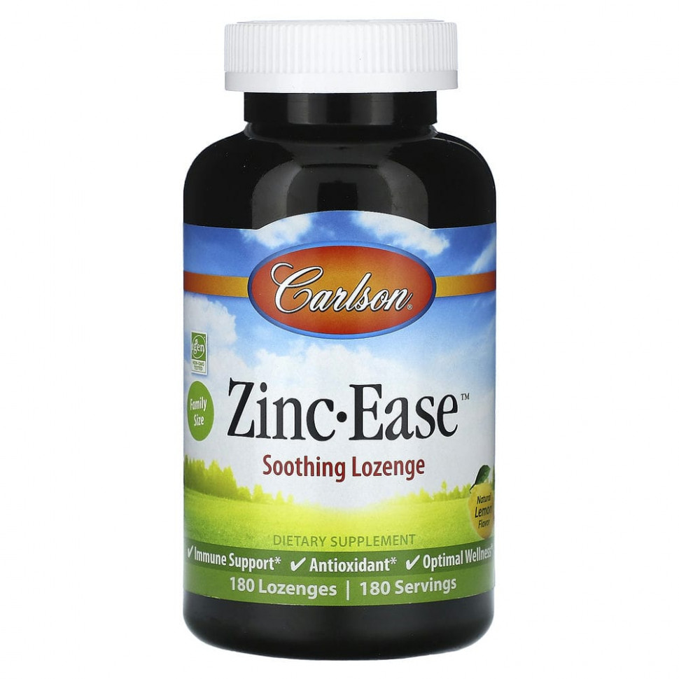 Carlson Labs, Zinc-Ease,  , 180     , -, 