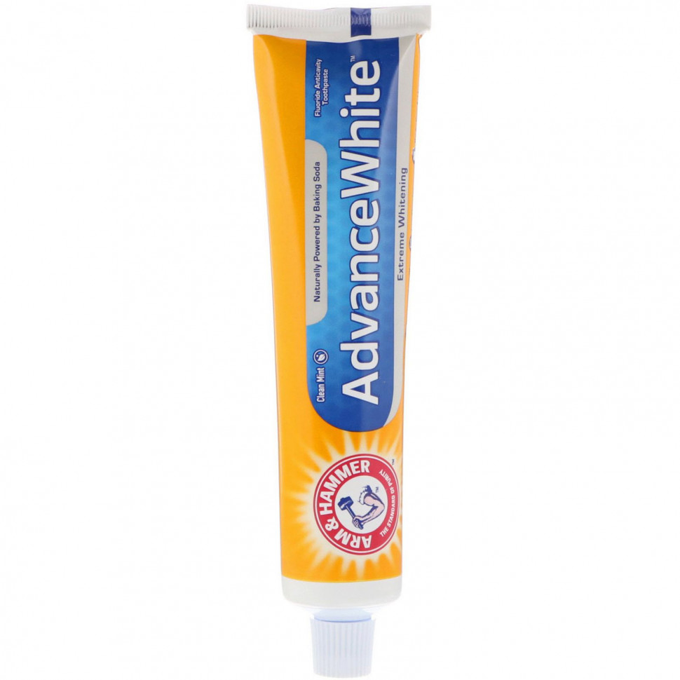 Arm & Hammer, Advance White, Baking Soda & Peroxide Toothpaste, Extreme Whitening with Stain Defense, 6.0 oz (170 g)    , -, 