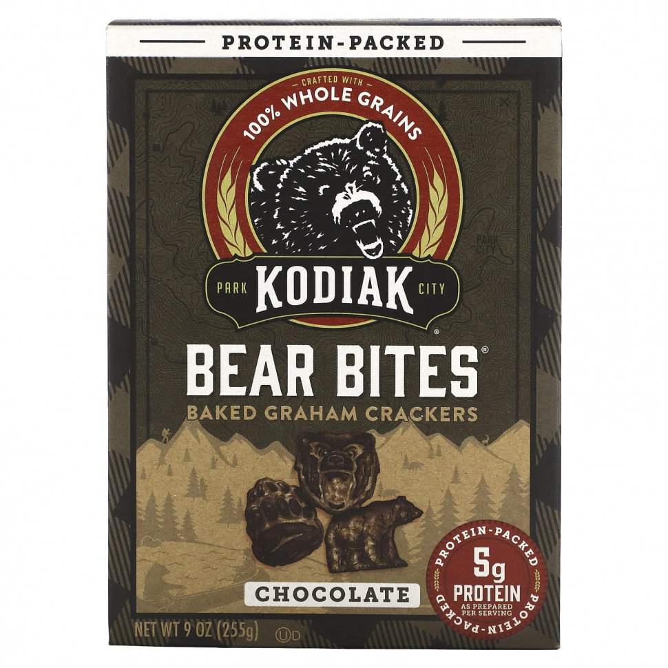 ���������� Kodiak Cakes, Bear Bites, ���������� ������� � ���������, 255 � (9 �����)  Iherb (������)