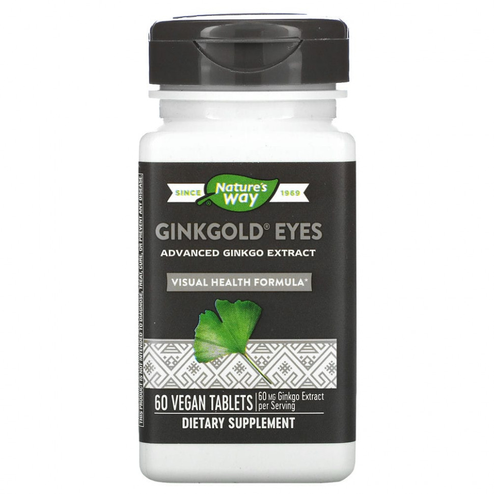 Nature's Way, Ginkgold Eyes, 60      , -, 