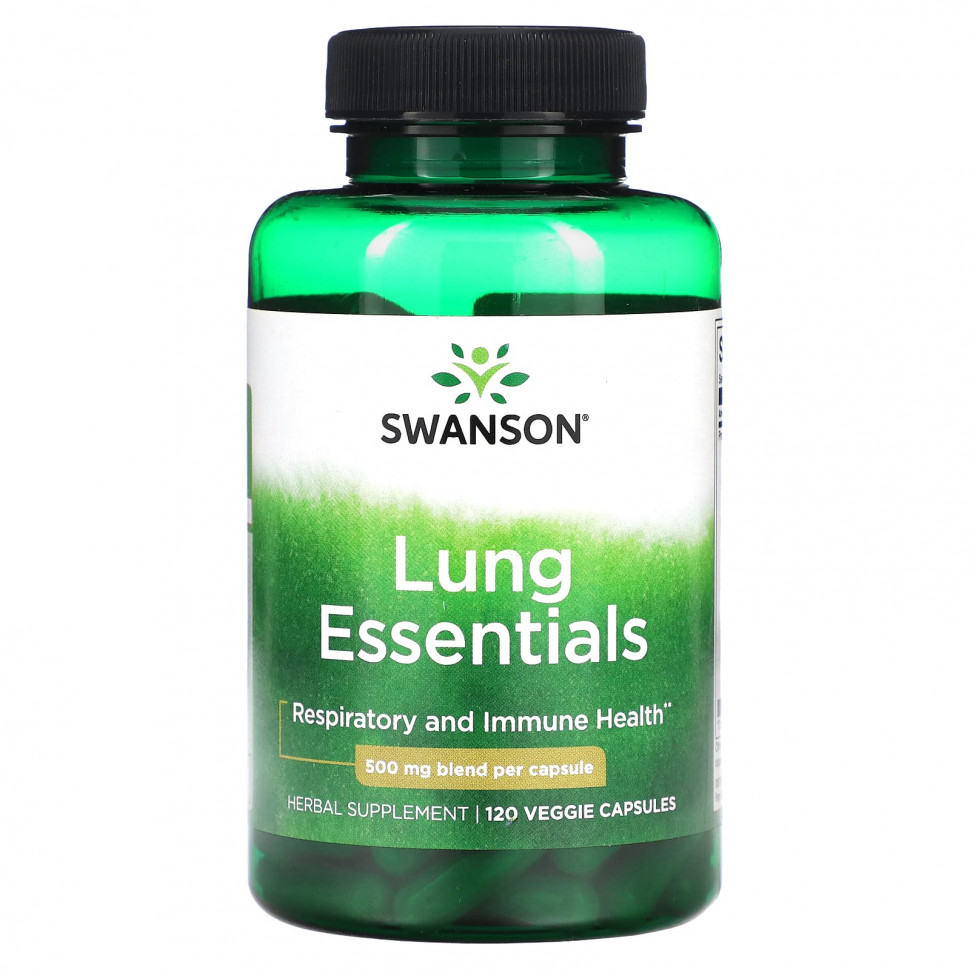 Swanson, Lung Essentials, 500 , 120      , -, 