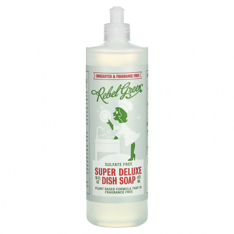 Rebel Green, Super Deluxe Dish Soap,  , 473  (16 . )    , -, 