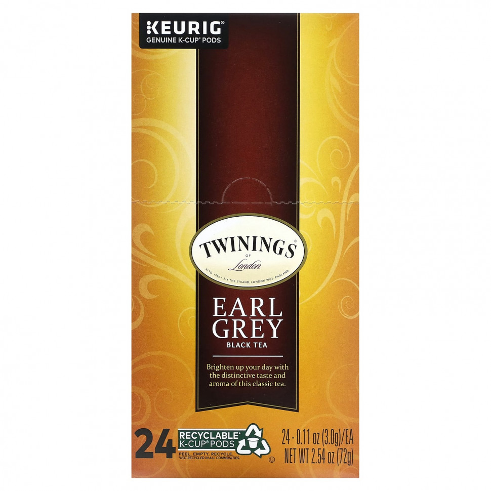 Twinings,   Earl Grey, 24 K-,  3  (0,11 )    , -, 