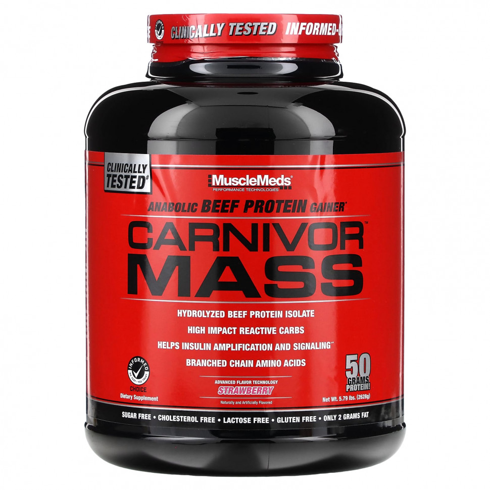  MuscleMeds,     Carnivor Mass, , 5,95  (2698 )  Iherb ()