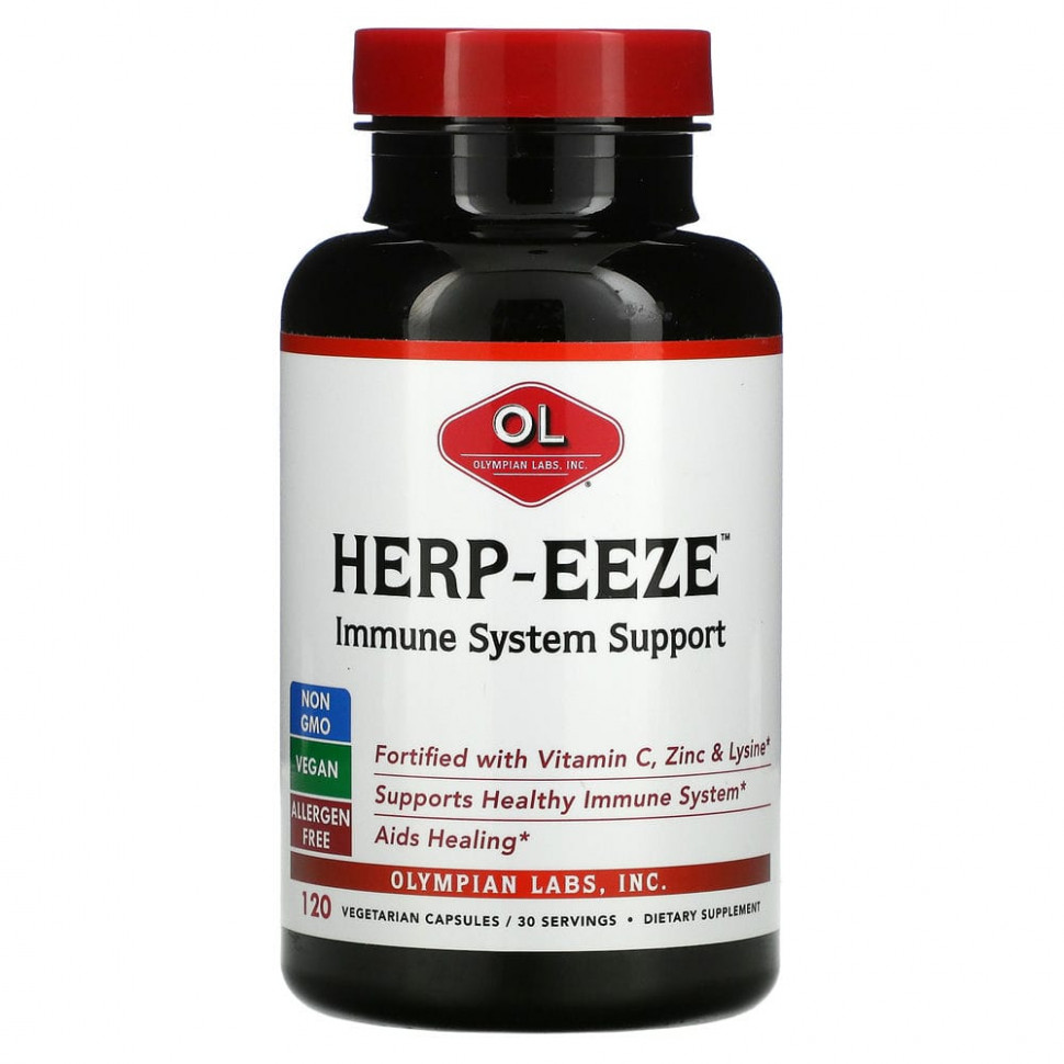 Olympian Labs, Herp-Eeze, 120      , -, 