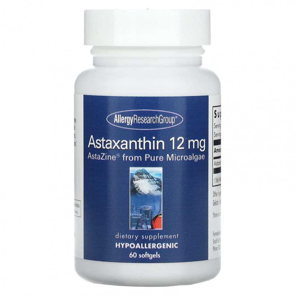 Allergy Research Group, , AstaZine   , 12 , 60      , -, 