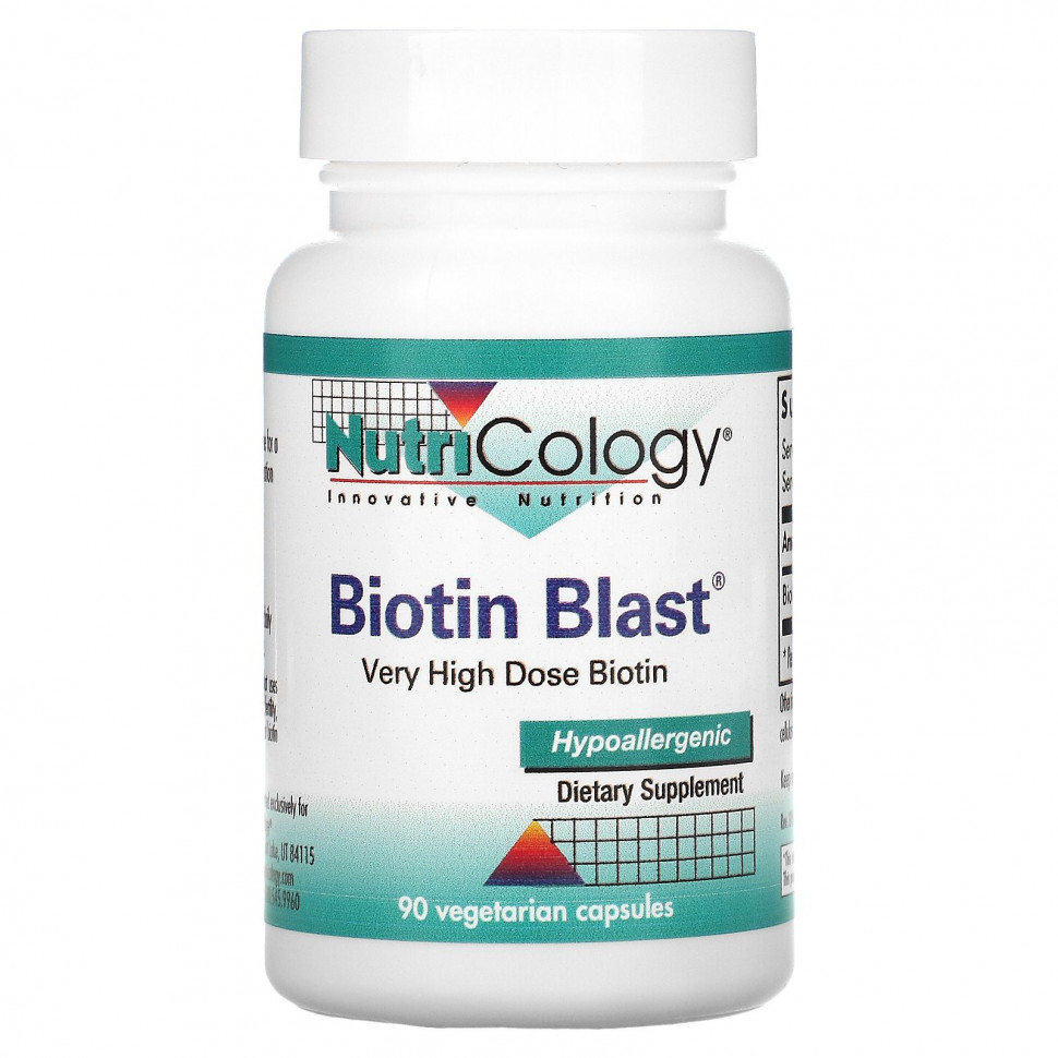 Nutricology, Biotin Blast, 90      , -, 