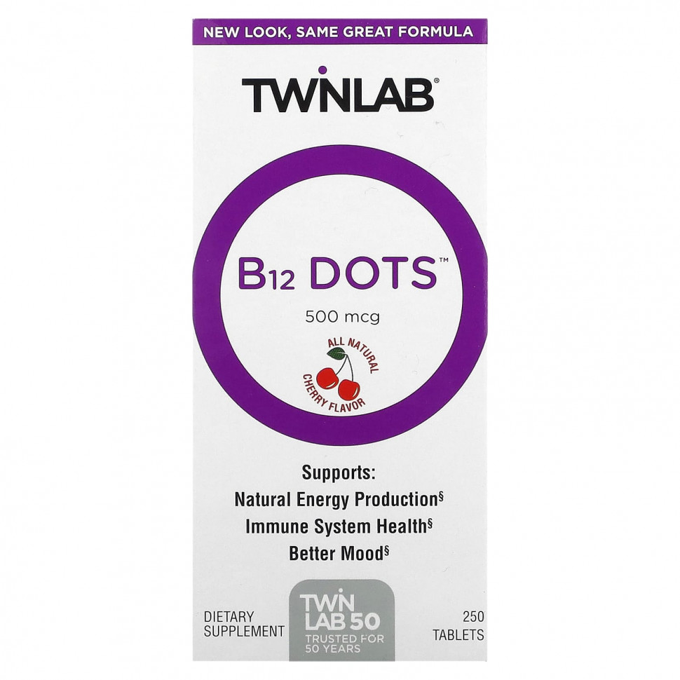 Twinlab, B-12 Dots, , 500 , 250     , -, 