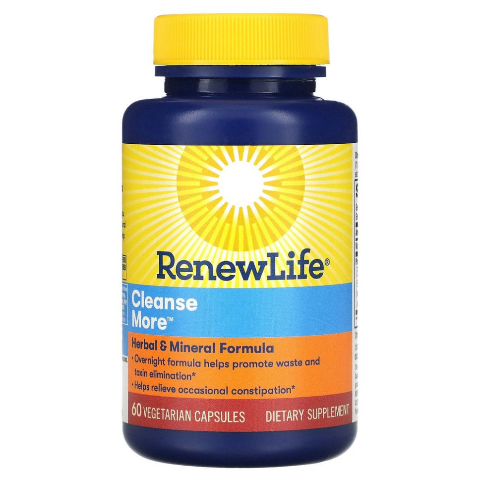 Renew Life, Cleanse More, 60      , -, 