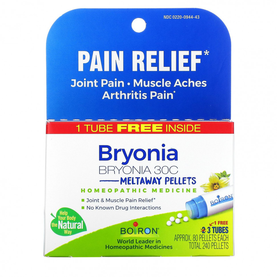 ���������� Boiron, Bryonia, ��������������, ������� Meltaway, 30C, 3 ������, 80 ������ � ������  Iherb (������)