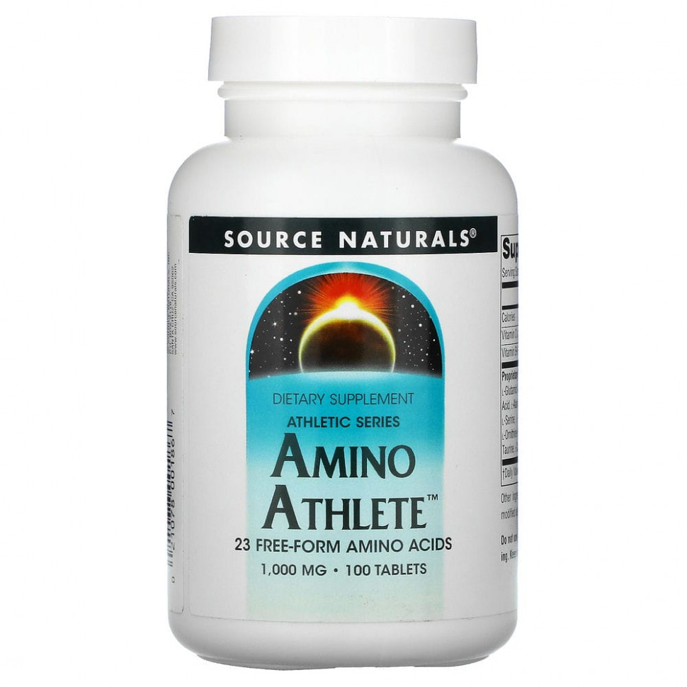 Source Naturals, Athletic Series, Amino Athlete,  , 1000 , 100     , -, 