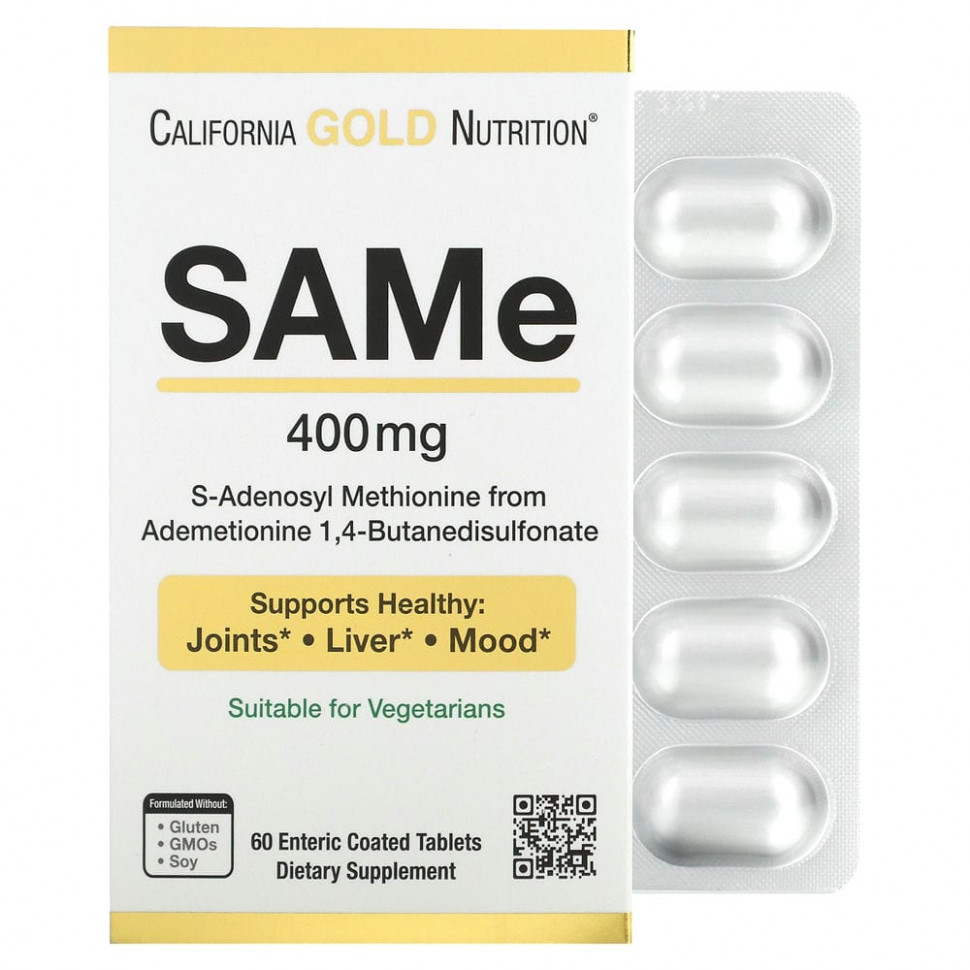 California Gold Nutrition, SAM-e,   , 400 , 60 ,       , -, 