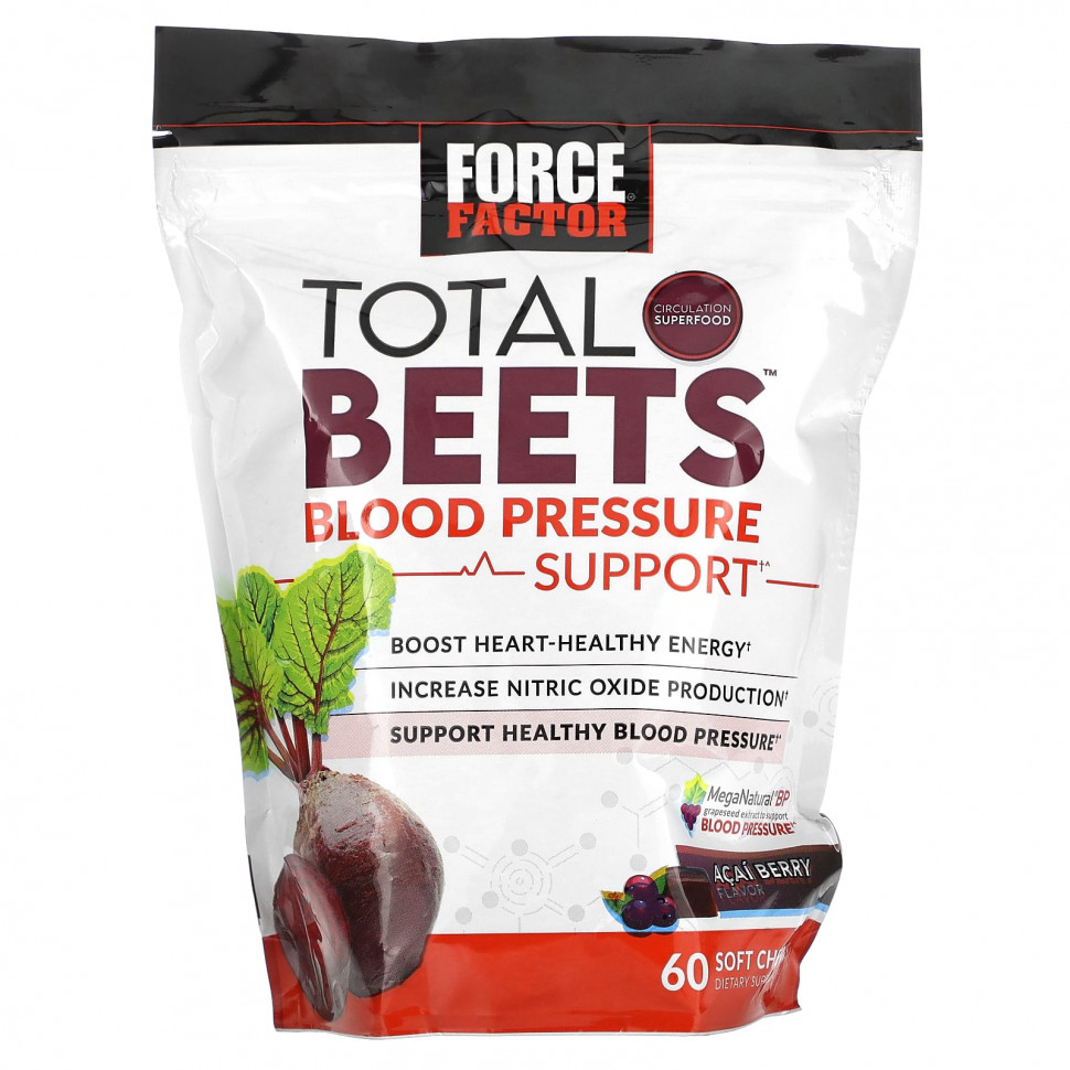 Force Factor, Total Beets,     ,  , 60      , -, 