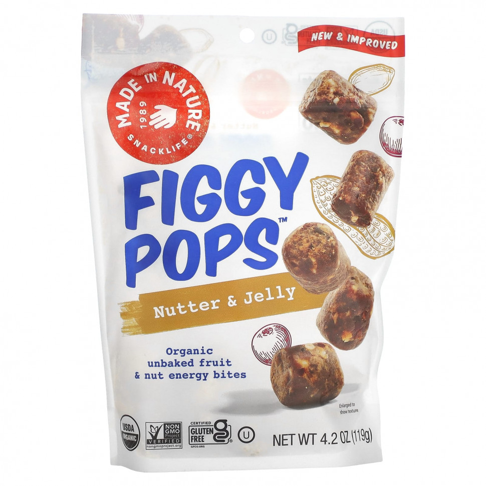 ���������� Made in Nature, Figgy Pops, ����� � ����, 119 � (4,2 �����)  Iherb (������)